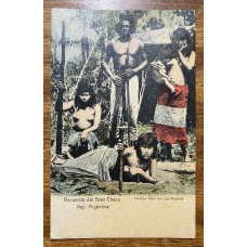 ABORIGENES CACIQUE TOBA CHACO ANTIGUA TARJETA POSTAL INDIGENAS